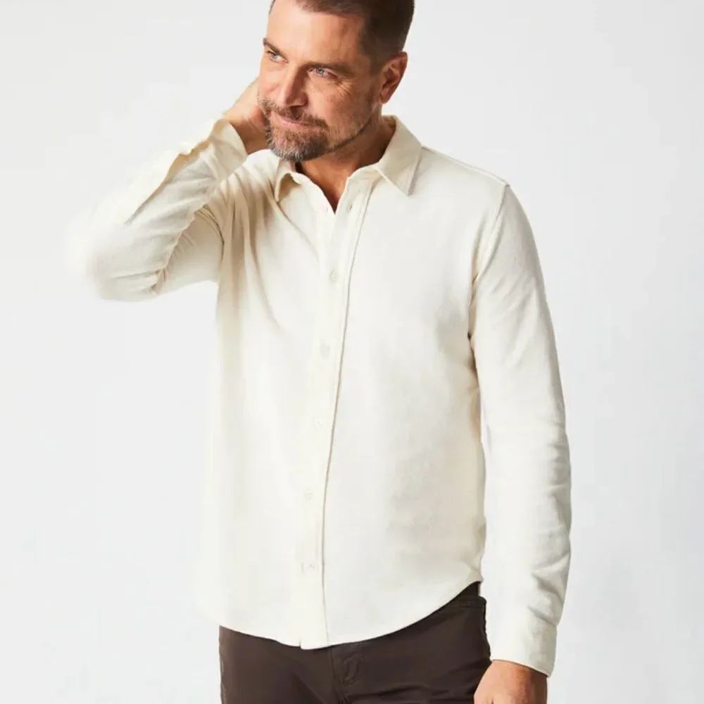 Billy Reid Standard Classic White Casual Button-Down Shirt Size XL